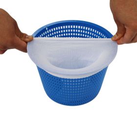 10 Pack Pool Skimmer Socks Durable Nylon Mesh for Above Ground Pools Prevents Debris Clogging Filters