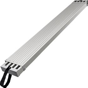 VEVOR Aluminum Work Plank, 8-13ft Telescoping Plank, 440lbs Capacity Aluminum Extension Plank, 12.5 inch Width