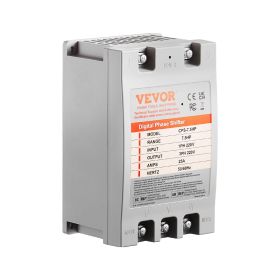 VEVOR 3 Phase Converter- 7.5HP 23A 220V Single Phase to 3 Phase Converter, Digital Phase Shifter for Residential & Light Commercial Use