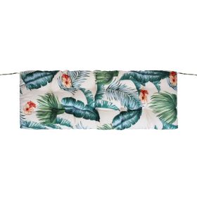 1Pc Bench Seat Cushion For Indoor Outdoor Furniture Water-Resistant Or Non-Water-Resistant Options 8CM Or 10CM 51.18 X 19.68IN For Garden Patio B (Option: Waterproof 10CM Hawaii)