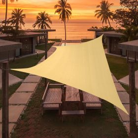 Artpuch Custom Size Sand Sun Shade Sail Triangle Canopy 185 GSM Durable Fabric UV Block Awning for Outdoor Patio Garden Backyard (Customized Avai (size: 06'x14')