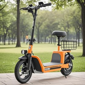 Experience the HEZZO T3: City-Friendly Commuter Scooter with 500W Motor and 15Ah Battery (HEZZO SPORT-T3-12: red)