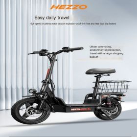 T3 Hezzo E-Bike: 48V 15AH Long Range for Daily Commutes and Errands (HEZZO SPORT-T3-1: orange)