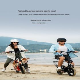 Effortless Errands: T3 Hezzo E-Bike with 48V 15AH Power (HEZZO SPORT-T3-5: red)